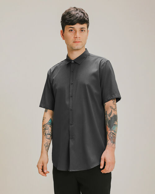 Camisa Fit Regular Verde